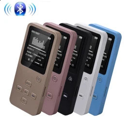 Новинка 1," TFT 4G/8G/16 GB/32 GB Bluetooth MP3 плеер HiFi MP4 плеер спортивный мини-динамик Walkman FM рекордер ручка, с TF/SD слотом