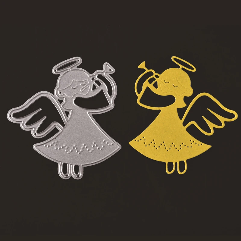 

InLoveArts New Angel Metal Cutting Dies for Scrapbooking Photo Album Stencils Decorative Embossing DIY Die Cuts for Card Making