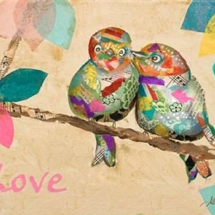 Band of Inspired Birds I Poster Print by Gina Ritter (8 x 10)