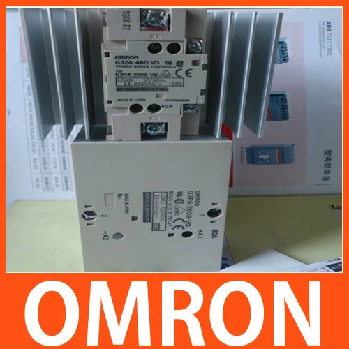 Тепловые реле раковины, 60A, OMRON с радиатором твердотельные реле G3PA-260B-VD, чрезвычайно тонкие реле интегрированные с теплоотвод s