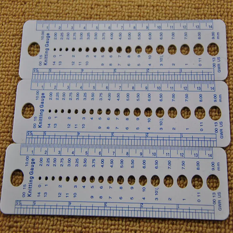 1 шт. линейка для вязания 16X4 см|knitting needle gauge|needle gaugeknitting needles |