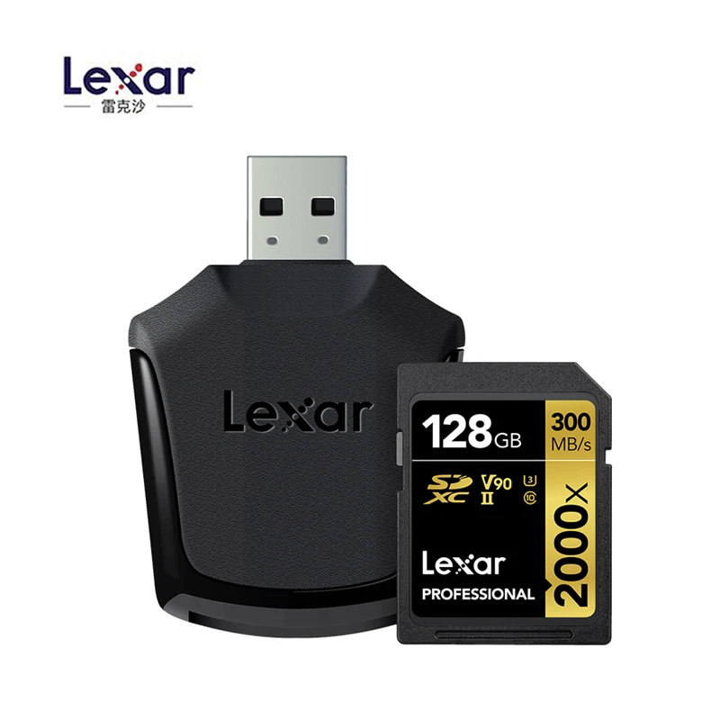 2018 оригинальный ограниченный флэш-накопитель Lexar 300 Sdhc 2000x для Sd-карты Sdxc Uhs-ii U3