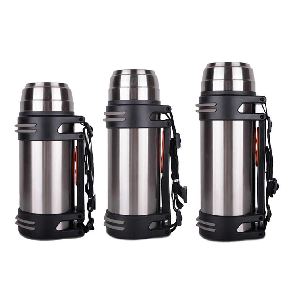 Vacuum Flask Double Wall Stainless Steel Thermos Insulated Sports Water Bottle Mug Cup Portable Stainless Steel Sports Bottle