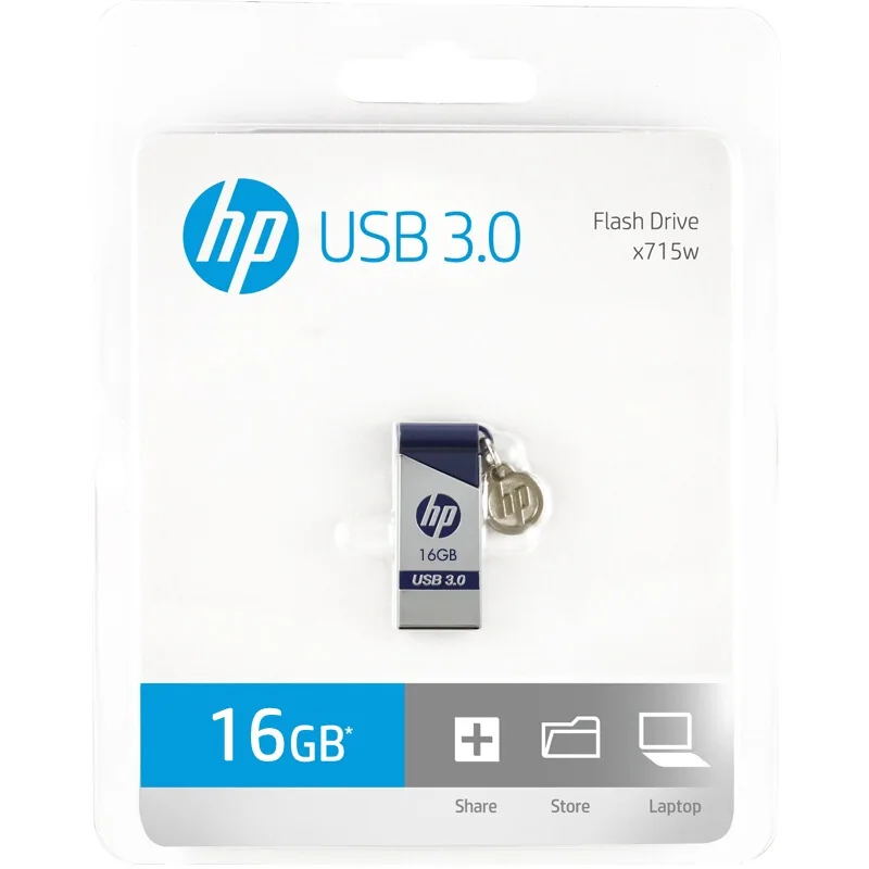 Hp USB Flash 32 ГБ флеш-накопитель 16 Гб 64 Гб 128 ГБ X 715 Вт металлический Cle USB 3,0 флешки в виде большого пальца карта памяти дропшиппинг диск на ключ 32 Гб