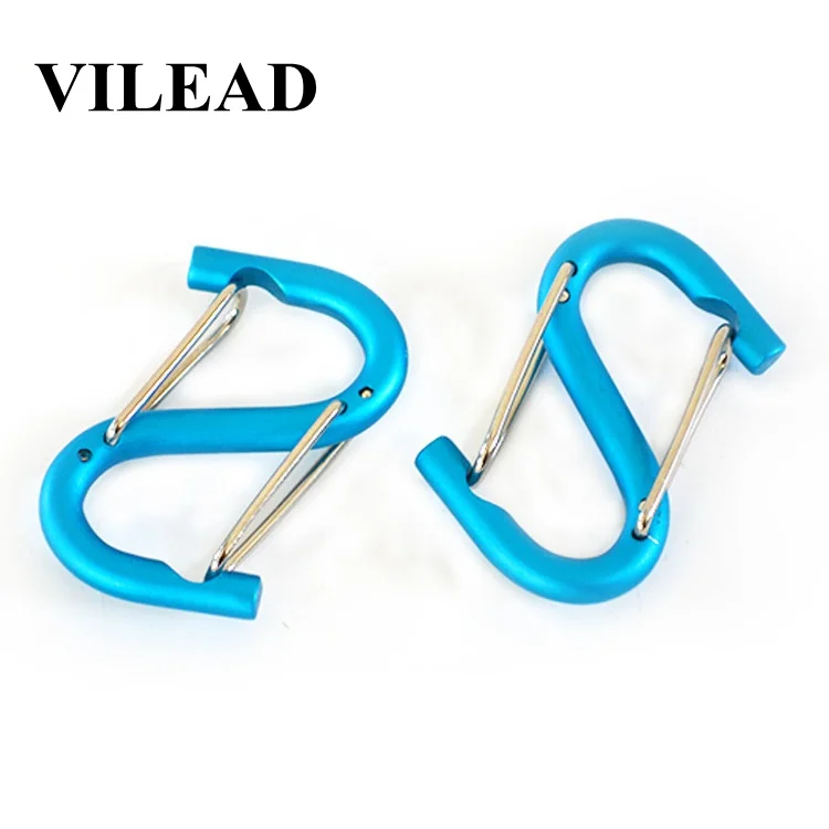 VILEAD 2 قطعة عالية الجودة سبائك الألومنيوم حلقة تسلق تسلق اكسسوارات أداة مشبك سريعة كليب المسمار المشي تسلق التخييم VILEAD 2 قطعة عالية الجودة سبائك الألومنيوم حلقة تسلق تسلق اكسسوارات أداة مشبك سريعة كليب المسمار المشي تسلق التخييم
