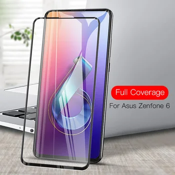 Перейти на Алиэкспресс и купить Закаленное стекло для ASUS Zenfone 6 стекло полное покрытие для Zenfone 6 6Z 2019 ZS630KL Zenfone6 6 Z Защитная пленка для экрана
