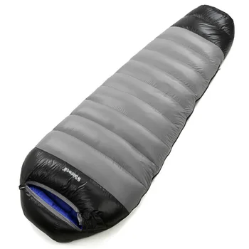 

Outdoor mummy 90% White Goose Down Sleeping Bag filling 1000g 1200g goose down sleeping bag