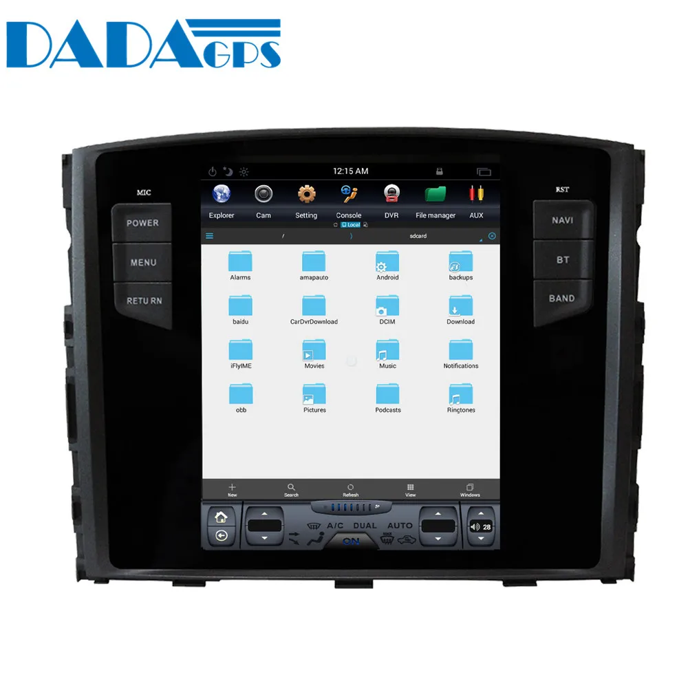 Excellent 10.4" Tesla style Android 7.1 Car Radio Player For MITSUBISHI PAJERO V97 V93 Shogun Montero 2006+ GPS Map Navigation no dvd 2