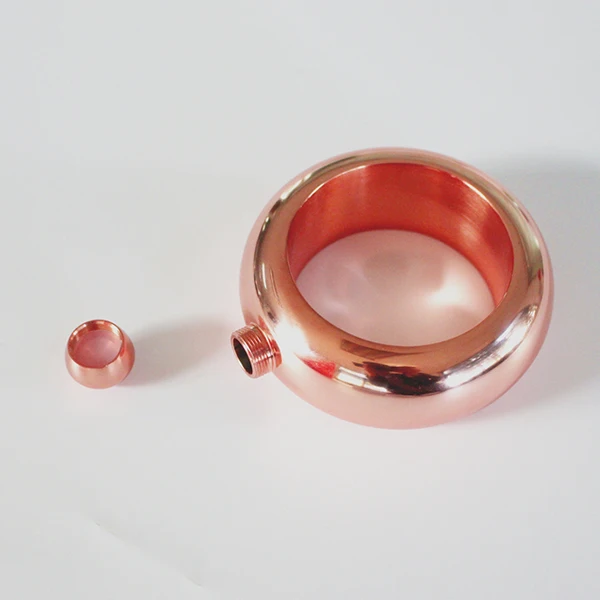 Bangle Flask Stainless Steel Wine Hip Flask Bracelet Shape Whiskey Drinkware Funnel Wine Bottle Set Rose Gold