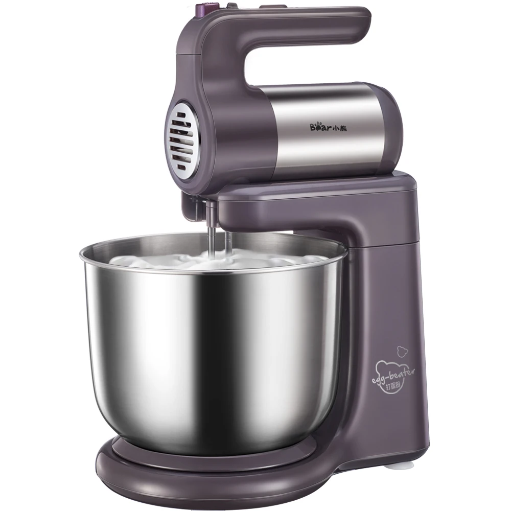 220V 4L Electric Dough Mixer Household Egg Beater With Mixing Bowl Egg