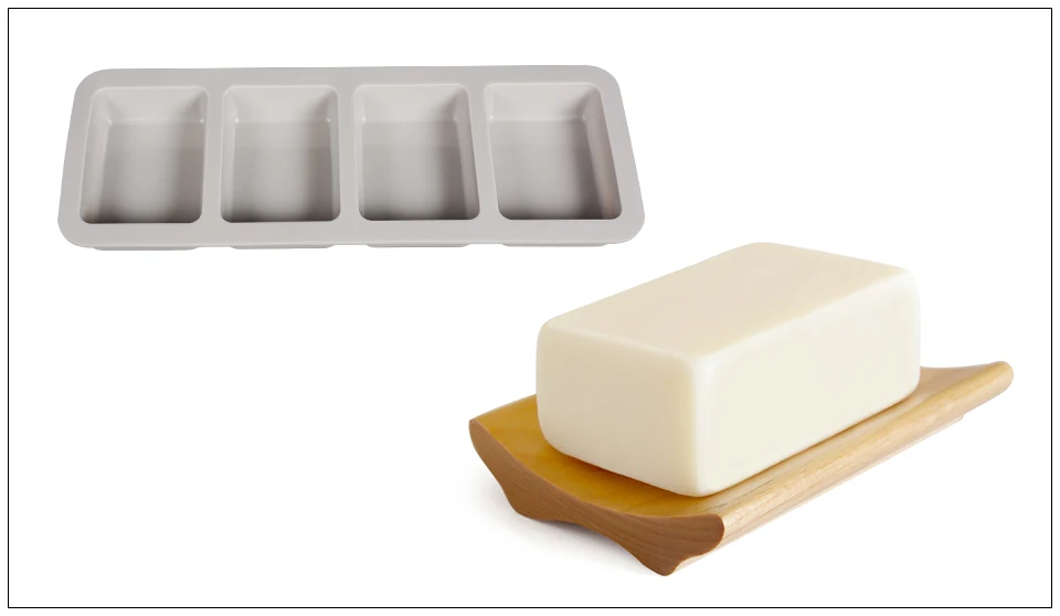 SJ DIY формы для мыла силиконовые формы 27,7*10*2,3 см прямоугольные формы для мыла натуральные ремесла для дома легко формируются