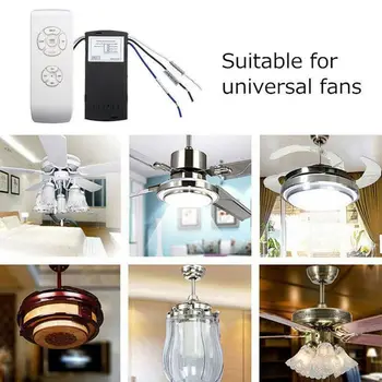 

220V/110V Ceiling Fan Remote Control Lamp Timing Wireless Control Kit Switch