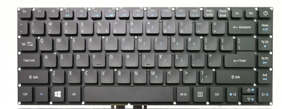 Новинка для ноутбука Acer Swift 3 SF314 51 52W2 50KS с клавиатурой US без подсветки|Клавиатуры
