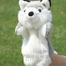 История игрушек 1 шт. 26 см мультфильм Silver Fox марионетки плюшевые спальный успокоить развивающие игры для малышей подарок