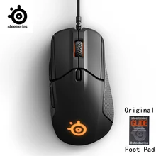 SteelSeries Rival 310 RGB FPS USB Optical Gaming Wired Mouse with 6500 CPI Split Trigger Buttons