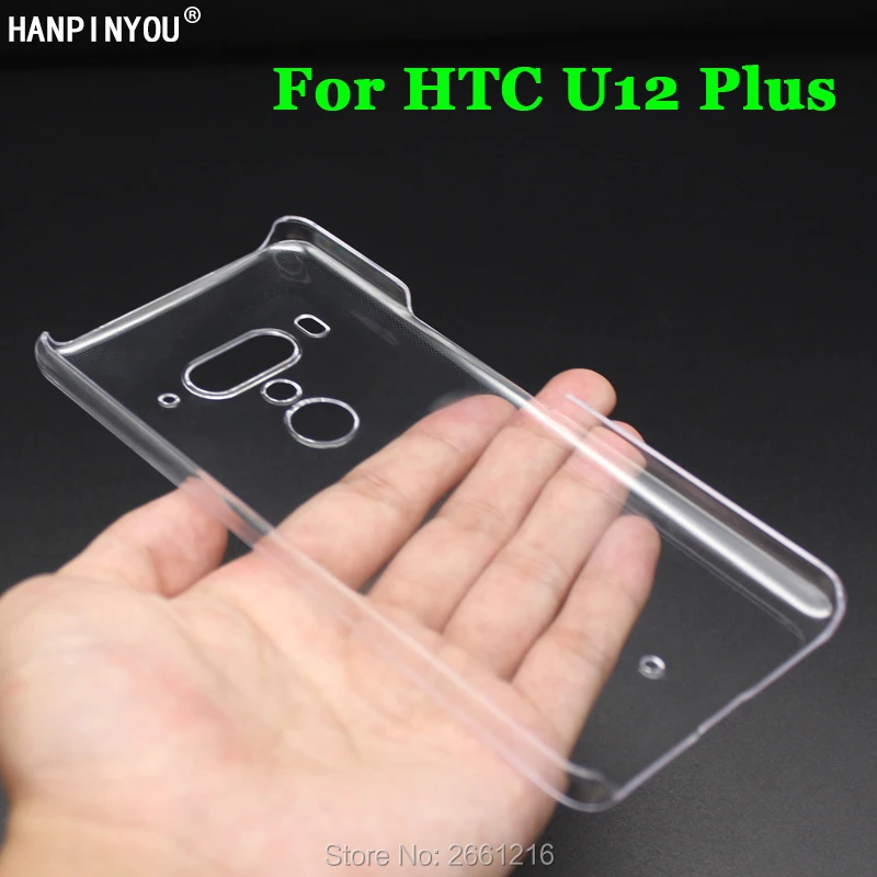 

For HTC U12 Plus Hard PC Case Ultra Thin Clear Hard Plastic DIY Cover Protective Skin For HTC U12+ 6.0"