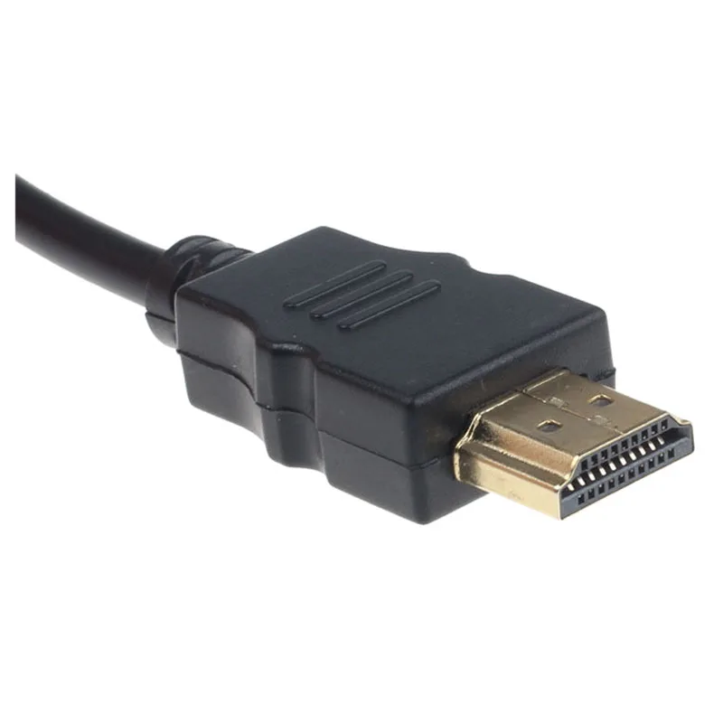 AAAE Топ 1080P HDMI в VGA с аудио конвертер адаптер USB питания Видео кабель черный|Кабели