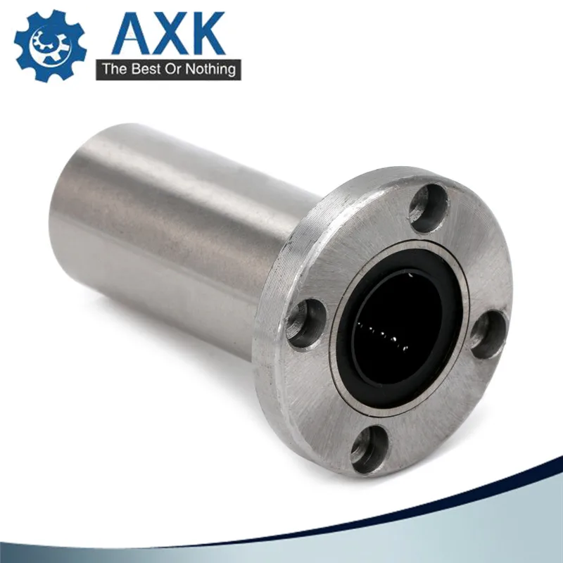 2pcs/lot Free shipping LMF12LUU long type 12mm flange linear bearing CNC Linear Bush