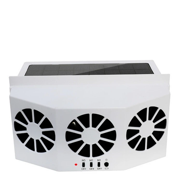 

Automotive Solar Rechargeable Exhaust Fan Car Fast Cooling Ventilating Fan Window Fan Solar Fan Ventilation Green Energy Saving