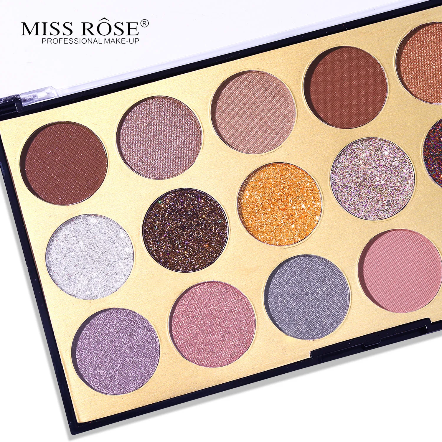 MISS ROSE 18 видов цветов мерцающие матовые тени для век блестящая пудра палитра