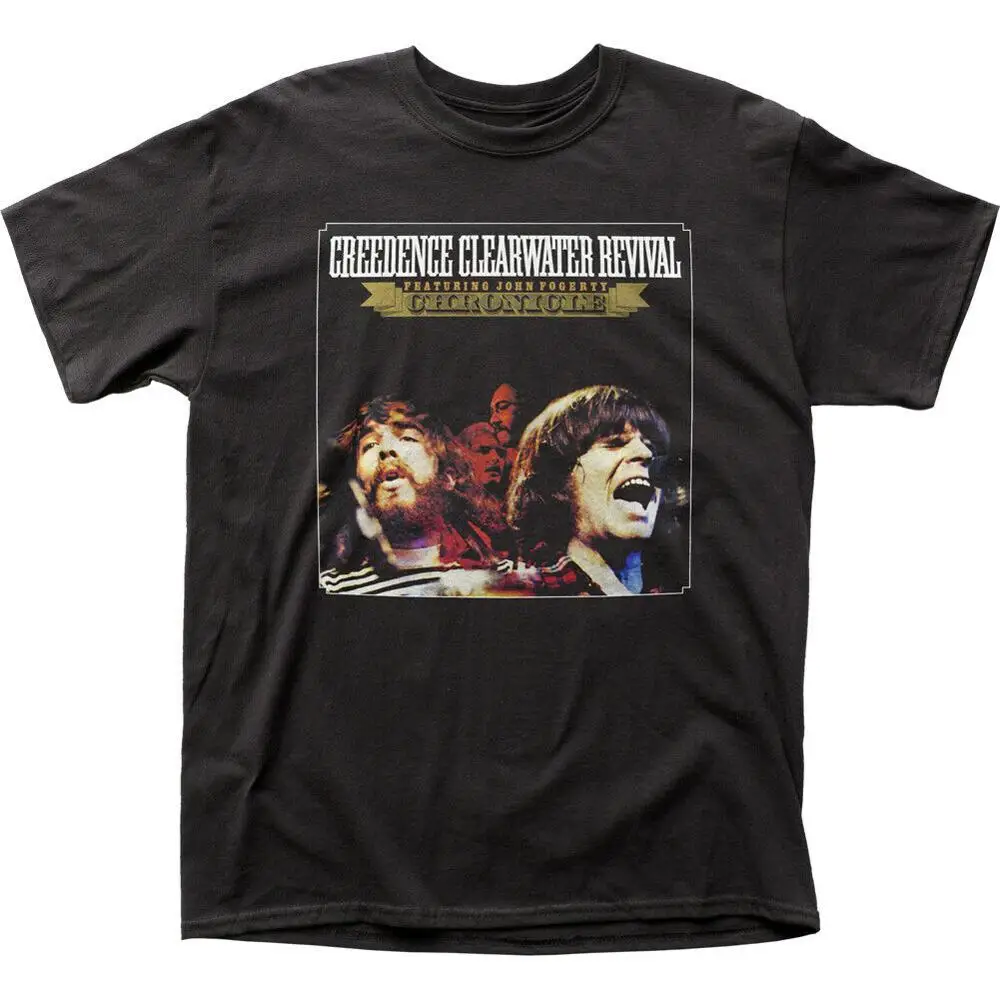 

Ccr Creedence Clearwater Revival Chronicle Album Record T-Shirt Top 2019 Summer Style Fashion Men T Shirt