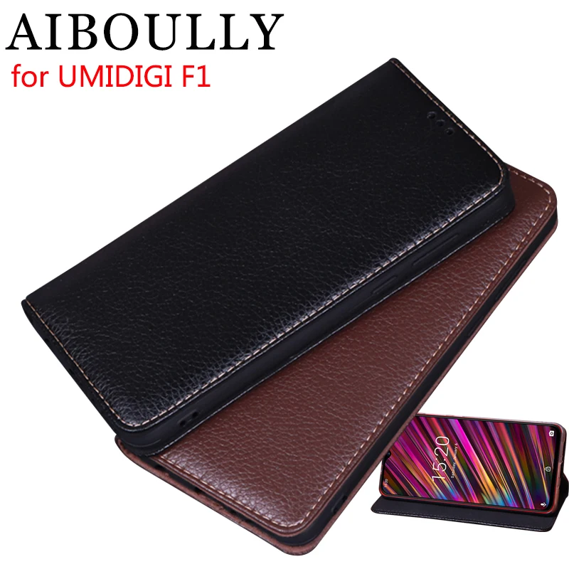 Чехол AIBOULLY для UMIDIGI F1 мягкий силиконовый кожаный чехол книжка Оригинальный S3 Pro