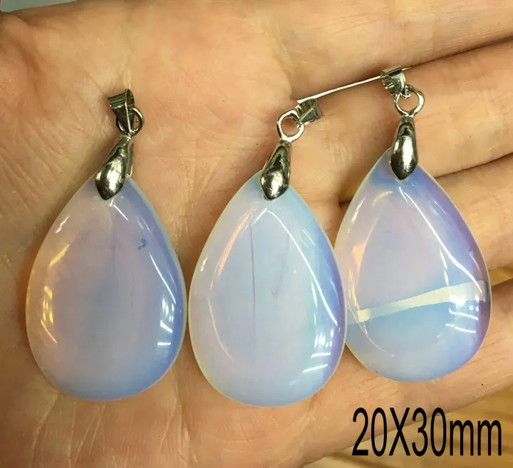 OPALITE MOONSTONE PENDANT Teardrop 