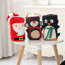 Buy Baby Flannel Blankets New Year Christmas Children Bedding Cartoon Deer Print Babies Bathing Towels Swaddle Wraps EX030 Free Shipping