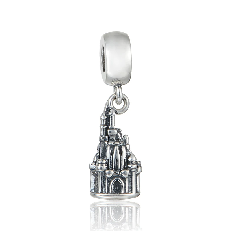

Fits European Charms Bracelet 925 Silver Jewelry Charm Beads Princess Castle Dangle Charm Pendants Women DIY Fashion Jewelry