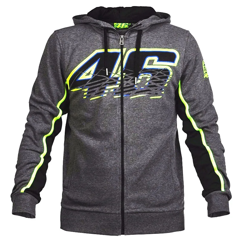 New Cotton MotoGP Valentino Rossi VR46 Hoodies NO 46 Jackets Motocross Motorcycle Racing VR46 casual sweater