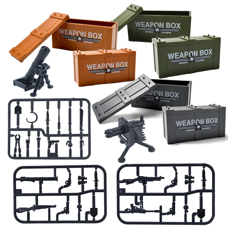 

Building Blocks Military SWAT Weapons Arms City Compatible With LegoINGly Weapon Series Accessories Brick Kits Toys