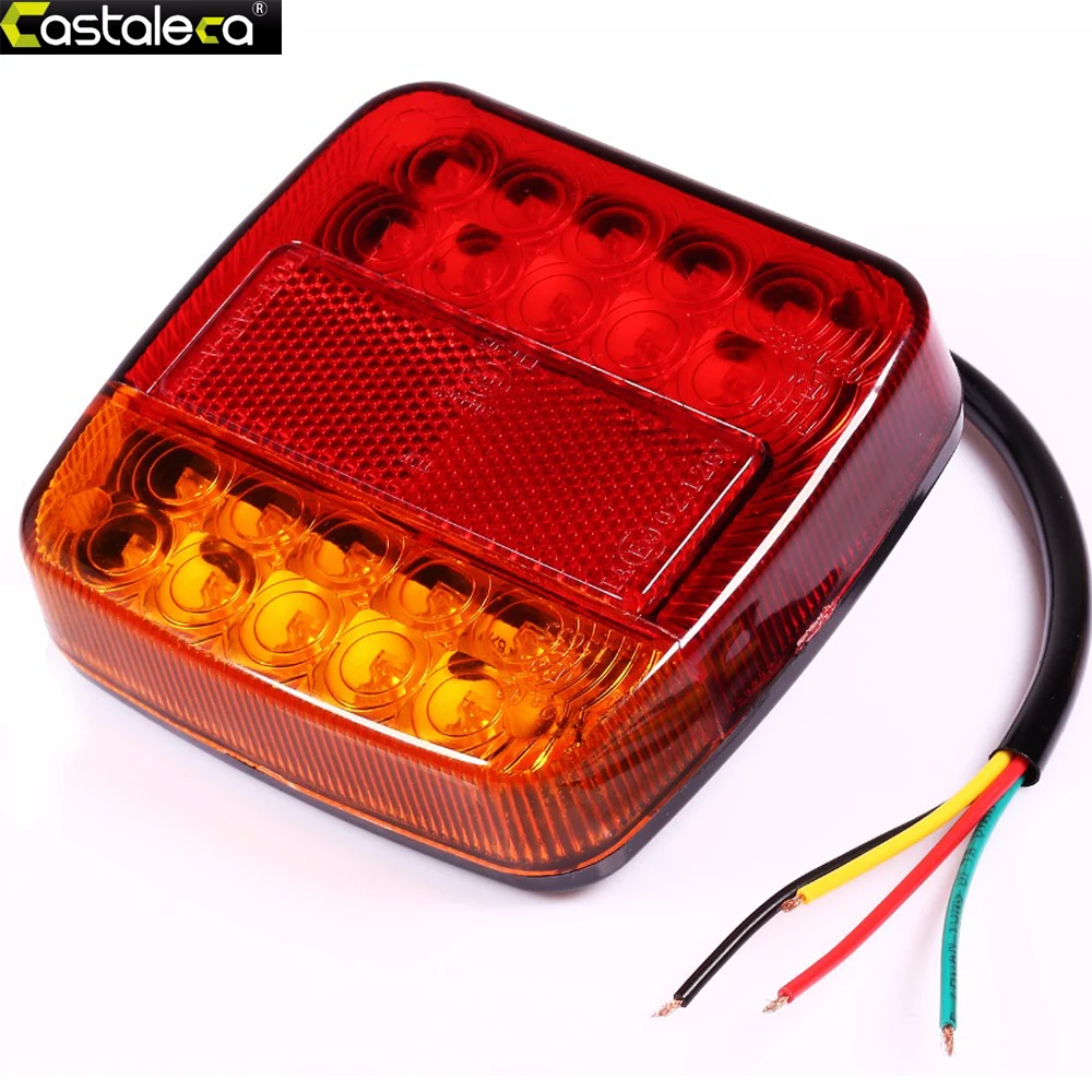 Castaleca 1 шт 12V 26LED хвост светильник стоп лампы Хвост светильник заднего хода светильник индикатор для грузовика прицеп Caravan