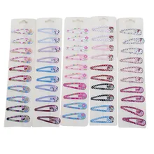 2016 hello Kitty Mickey Child Hair accessories side knotted clip Barrettes hairpin hair maker tools nylon