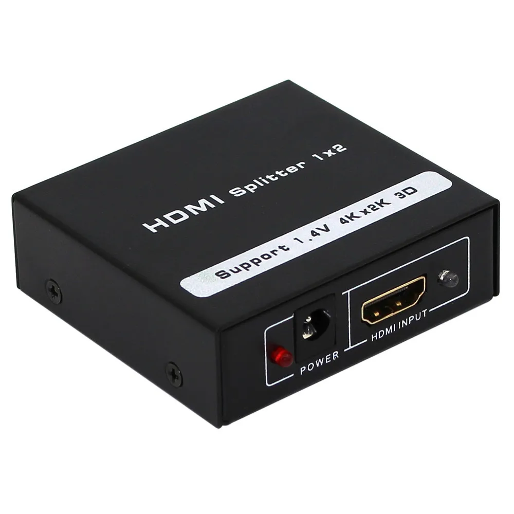 HDCP HDMI Разделение тер видео Full HD 1080 p HDMI коммутатор 1X2 Разделение 1 в 2 усилитель двойной Дисплей для HDTV DVD PS3 Xbox