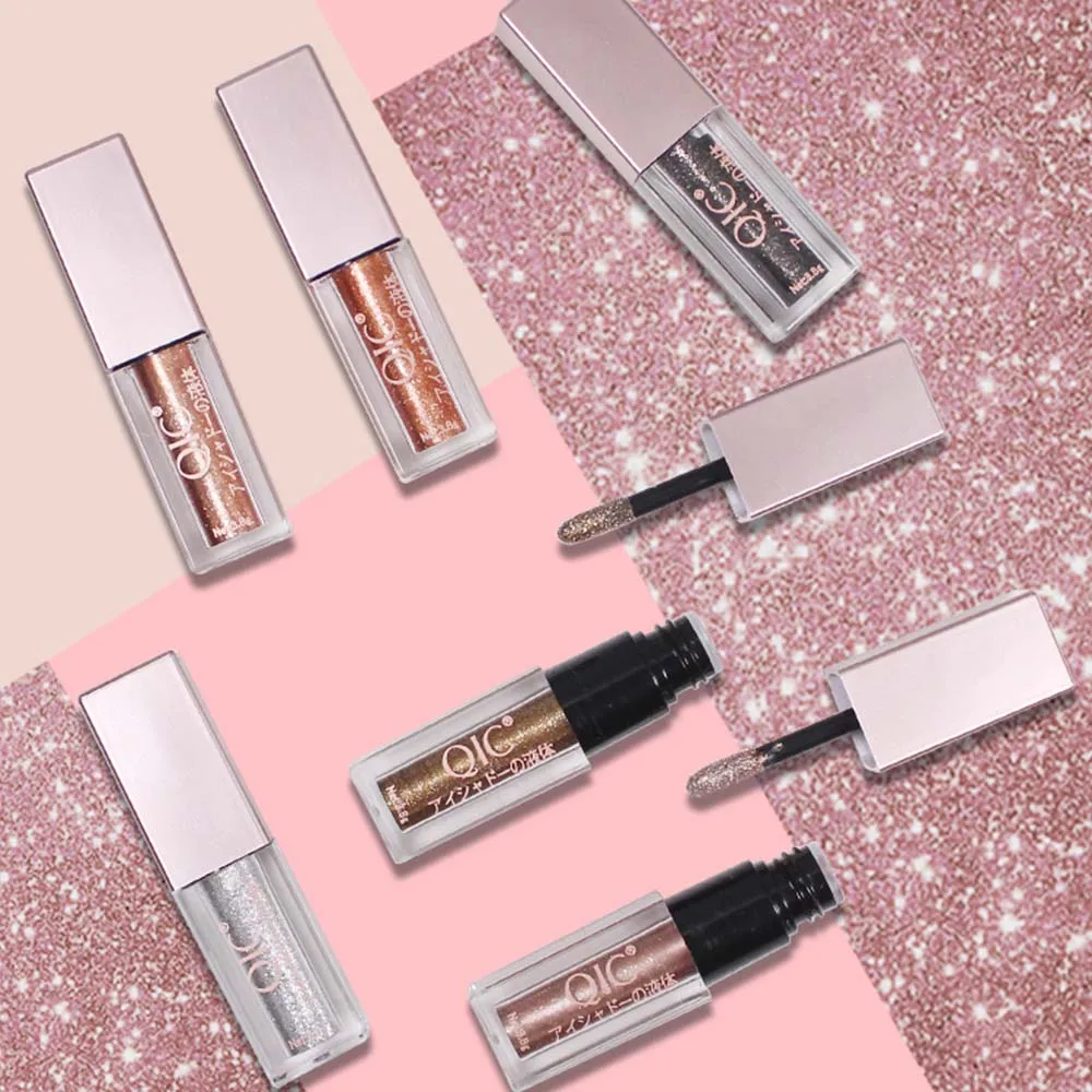 

Diamond Pearl Liquid Eyeshadows Metals Glitter and Glow Liquid Eyeshadow pallet shadows Makeups for Women
