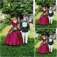 SC-307 Victorian Gothic/Vintage Dress Halloween Theater Movie dresses Prairie Chic print dress Custom made
