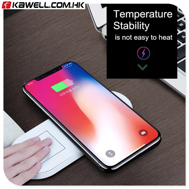 Wireless Charger For iPhone X 8 8 Plus Wireless Charger Pad Fast Charge For Apple Watch 3 wireless Charger for smart phone