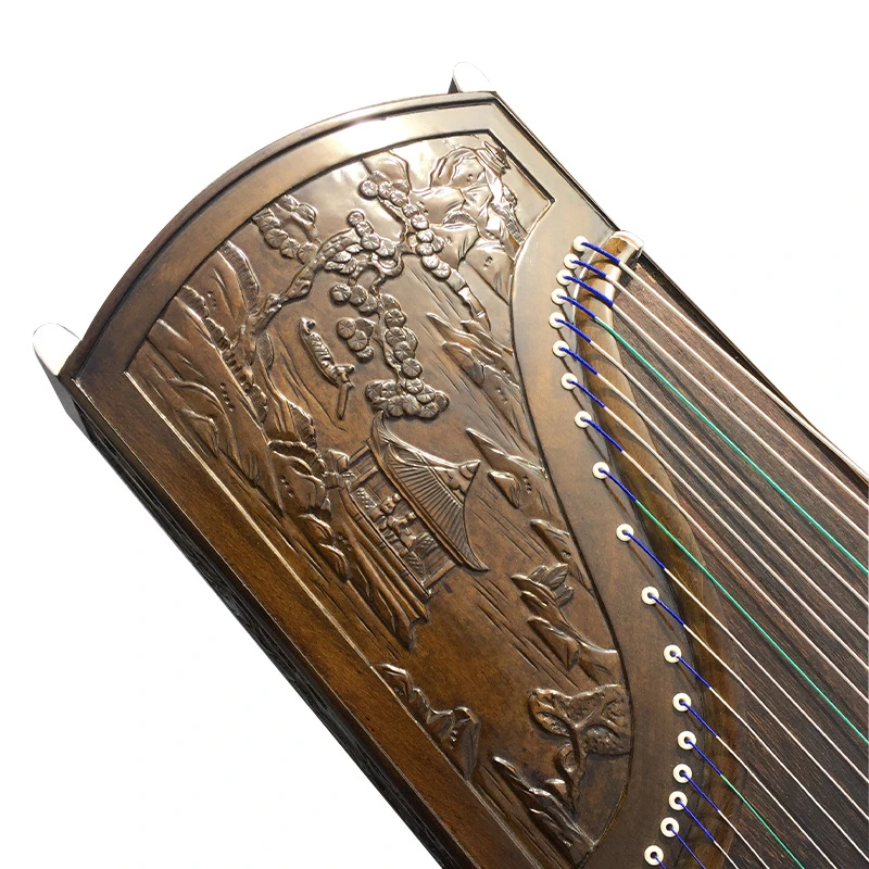 Антикварная гравировка guzheng High-End коллекция Elm Body