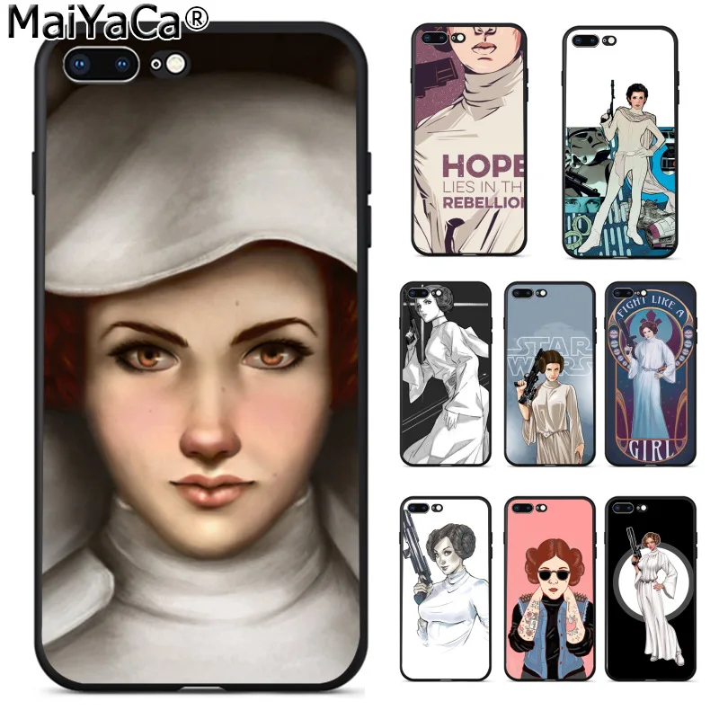 Aliexpress.com : Buy MaiYaCa Star Wars Princess Leia Pretty Luxury High end phone Case for Apple