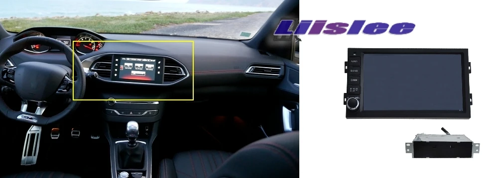 Для peugeot 308 308S T9 2013~ LiisLee Автомобильный мультимедийный телевизор DVD gps Радио Carplay стиль навигация Navi