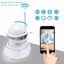 1MP 720P HD Wireless Infrared Night Vision Mini MIC Audio CCTV Baby Monitor Home Video IP