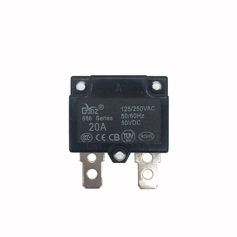 Car plug-in overload protector 15A reset safety