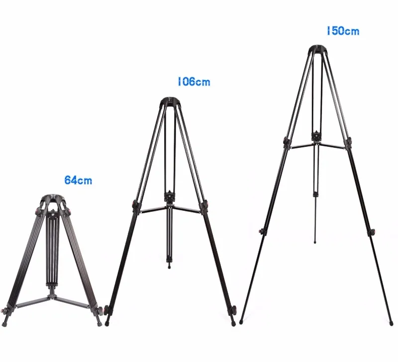 JIEYANG JY0508 JY-0508 JY0508B Профессиональный штатив для видеокамеры/Dslr видео штатив с демпфирующей головкой для видео оптом