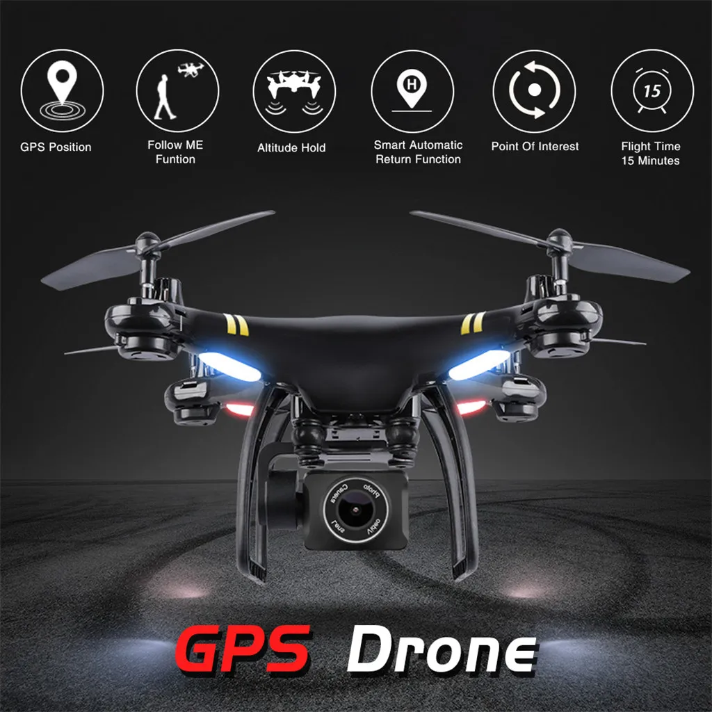 

GW168 WIFI FPV 1080P Wide Angle Camera Follow Me Smart Return Quadrocopter Drones With Camera HD Rc Quadcopter Flying Minion