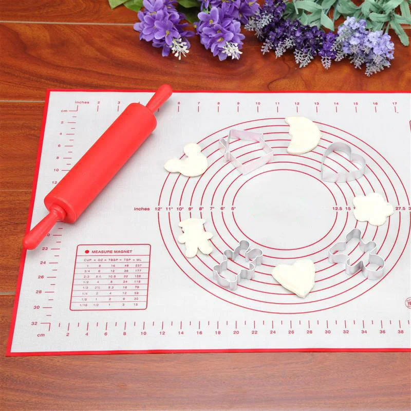 

Non-Stick Silicone Baking Mat Pizza Dough Maker Pastry Tools Kitchen Gadgets Cooking Supplies Utensils Bakeware Accessories 25