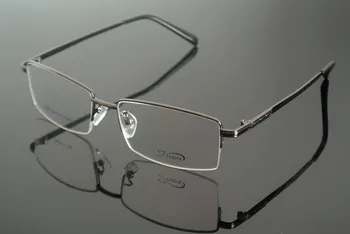 

Men Gunmetal Half Rimless Eyeglass Frame Glasses Rx able 28