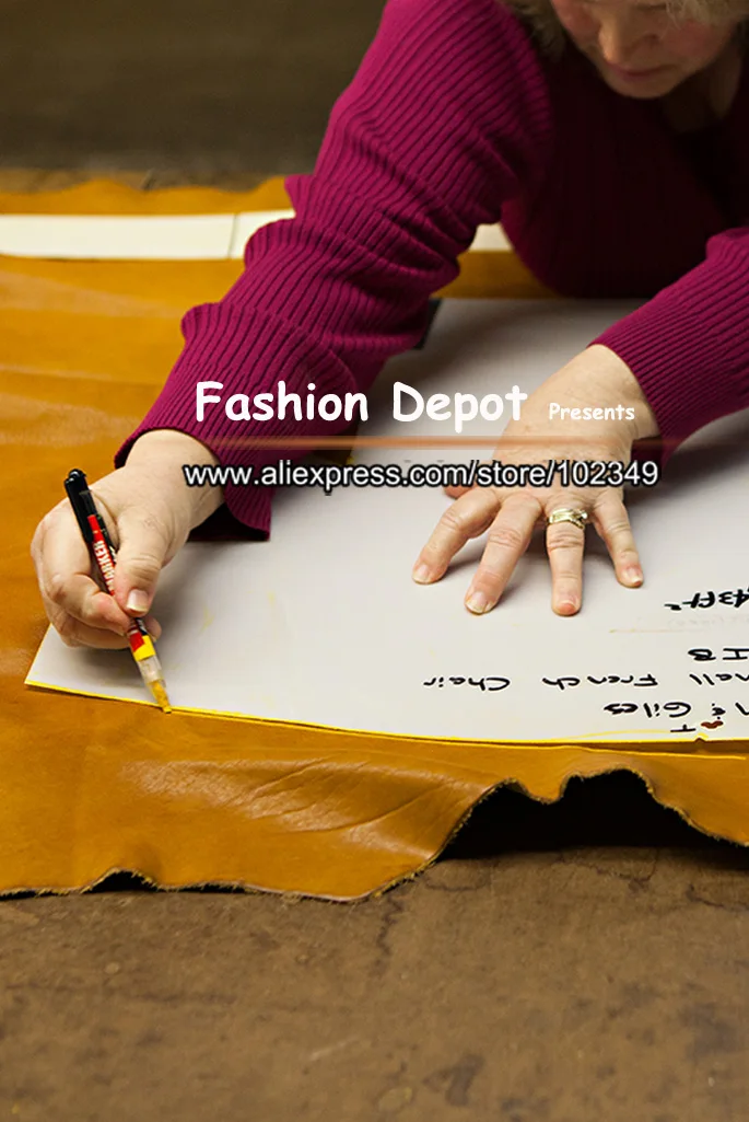 Yellow Leather color cutting