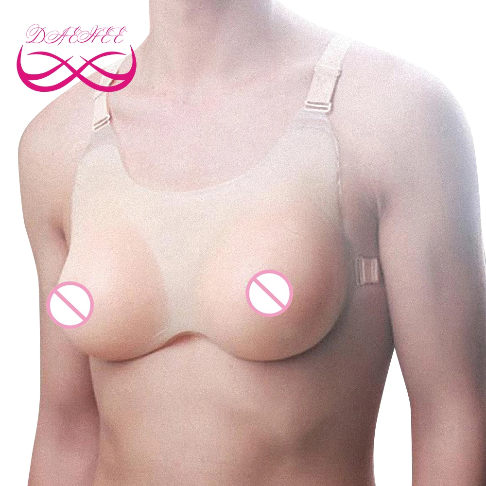 

1400G Realistic Silicone Breast Form Sexy Prosthresis Artificial Boob Enhancer Sexy Tit Bust For Crossdresser With Bra
