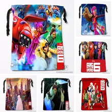 Изготовленные на заказ сумки на шнурке с большим героем для путешествий, мини-сумка для плавания, походов, игрушек, размер 18x22 см#0412-03-04