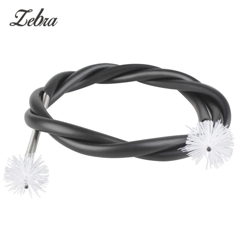 

1 Pcs Zebra Rubber Rope Brush Music Metal Trumpet Trombone Maintenance Care Brass Instruments Brushes Tools Accessories